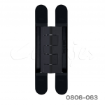 Bisagra oculta con ajuste 3D CEAM Modelo 1432 con ajustes 3D 230x32mm Negro