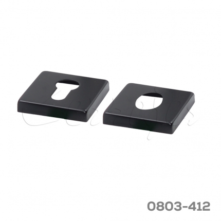 Chapetón cuadrado para cilindro europeo Cerrajes 53x53mm Acero Inoxidable Satinado