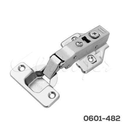 Bisagra Cerrajes Ø=35mm cuello 00 48x6mm 105° taquete Ø=5mm niquelada cierre suave base enganche rápido H=2 mm c/ajuste