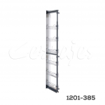 Columna extraíble "Condesa" alambre cromado  H=1910 a 2210mm con cierre suave W=150mm