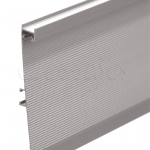 Zoclo p/iluminación LED Cerrajes L=4 m H=100mm Aluminio Anodizado mate c/difusor y sello