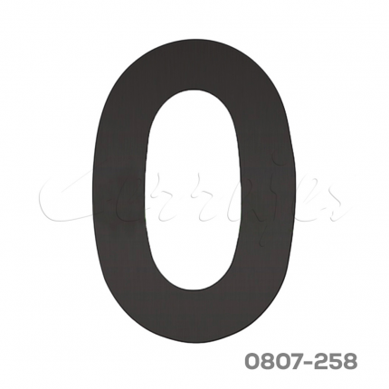 Numero 0 acero inoxidable de 152mm acabado negro mate