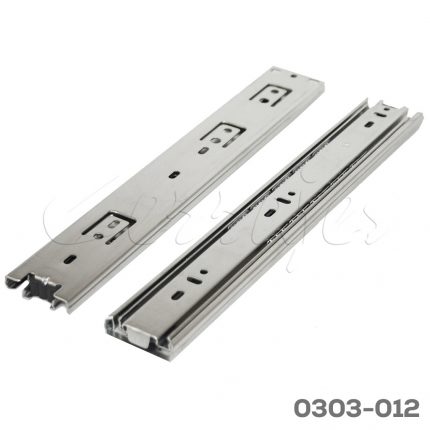 Corredera de baleros Cerrajes Reforzada H=45mm L=300mm Zincada Extensión total Espesor 1,2mm