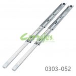 Corredera KV 8400 H=45mm L=450mm Zincada Extensión total