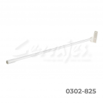 Riel lateral para corredera integral Cerrajes L=500mm gris