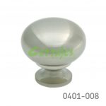 Botón Latón Ø=32 mm 4018 L23 Niquel mate Tornillo #8-32X1"