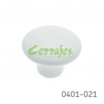 Botón Cerámica Ø=38 mm 5007 C78 Blanco Tornillo #8-32X1"