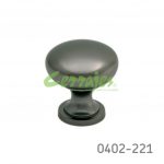 Botón Zamak Ø=30 mm 4240 Z37 Niquel negro mate Tornillo #8-32X1"