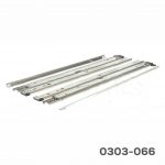 Corredera para cajón archivero KV 8505 H=96mm L=559mm Zincada sobre extensión