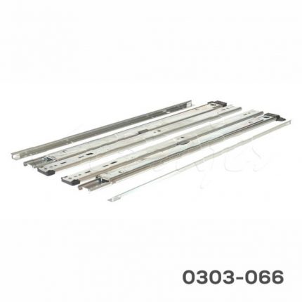 Corredera para cajón archivero KV 8505 H=96mm L=559mm Zincada sobre extensión