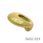 Botón Latón L=31 mm 4061 L15 Latón pulido Tornillo M4x25mm