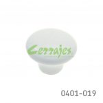 Botón Cerámica Ø=32 mm 5006 C78 Blanco Tornillo #8-32X1"