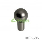 Botón Zamak Ø=16 mm 4308 Z27 Oro cepillado Tornillo #8-32X1"