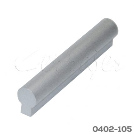 Jaladera Aluminio cc 64 mm L=83 mm 4101 A35 Anodizado natural mate Tornillo #8 - 32X1"