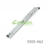 Corredera para cajón archivero KV 8505 H=96mm L=356mm Zincada sobre extensión