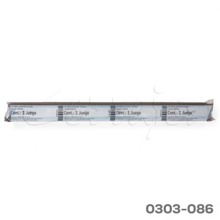 Corredera de baleros Cerrajes  H=45mm L=500mm Zincada Extensión total Espesor 1,0mm