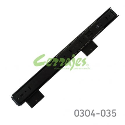 Corredera porta teclado debajo del escritorio KV 8150P H=59,4 a 93,5mm L=356mm Extensión parcial