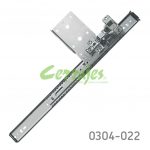 Corredera para puerta instalación lateral KV 8080P L=300mm Zincada Extensión total