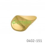 Botón Latón L=40 mm 4137 L15 Latón pulido Tornillo #8-32X1"