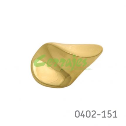 Botón Latón L=40 mm 4137 L15 Latón pulido Tornillo #8-32X1"