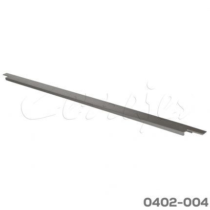 Jaladera de Aluminio para embutir con espiga L=900 mm 4463 A22 Niquel Cepillado