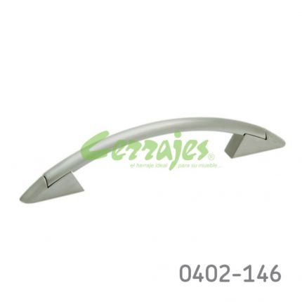 Jaladera Zamak cc 128 mm L=172 mm 4132 Z56 Combinación de colores Tornillo #8 - 32X1"