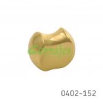 Botón Latón L=32 mm 4138 L15 Latón pulido Tornillo #8-32X1"