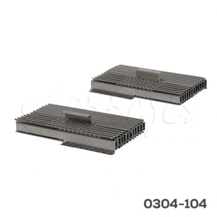 Corredera para mesa extensible Cerrajes  H=57mm L=300 a 2340mm Zincada Sobre extensión