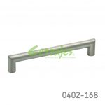 Jaladera Zamak cc 160 mm L=174 mm 4174 Z22 Niquel cepillado Tornillo #8 - 32X1"