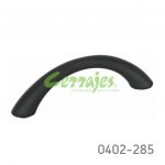 Jaladera Zamak cc 64 mm L=80 mm 4000 Z91 Negro mate Tornillo M4x25mm