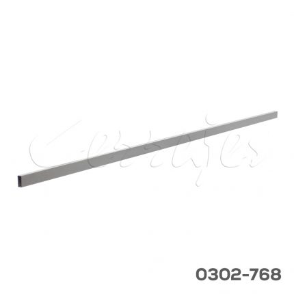 Riel rectangular frontal para cajón interno H=172mm Cerrajes "Stetik Slim" L=1100mm Antracita