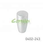 Botón Zamak Ø=13 mm 4304 Z09 Cromo mate Tornillo #8-32X1"