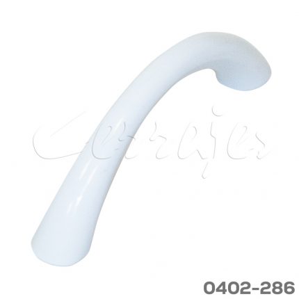 Jaladera Zamak cc 64 mm L=80 mm 4000 Z78 Blanco Tornillo M4x25mm