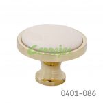 Botón Latón / Cerámica Ø=32 mm 5066 L50 Acabado metálico con cerámica Tornillo #8-32X1"