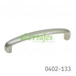Jaladera Zamak cc 128 mm L=148 mm 4120 Z22 Niquel cepillado Tornillo #8 - 32X1"