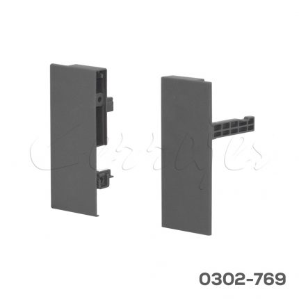 Enganche frontal para cajón interno Cerrajes "Stetik Slim" H=88mm Antracita