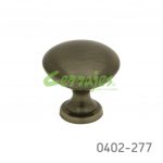 Botón Aluminio Ø=31 mm 4005 A34 Verde antiguo Tornillo M4x25mm