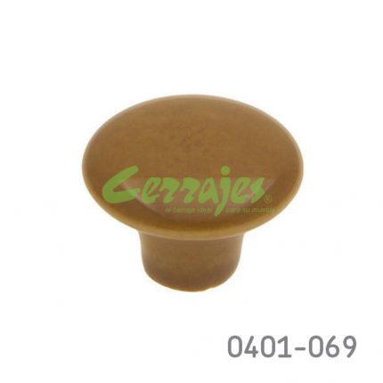 Botón Cerámica Ø=38 mm 5007 C79 Café Tornillo #8-32X1"