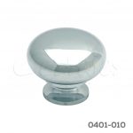Botón Latón Ø=38 mm 4019 L07 Cromado Tornillo #8-32X1"