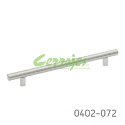 Jaladera Acero Inoxidable 304 cc 192 mm L=252 mm 4269 I14 cepillado Tornillo #8 - 32X1"