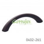 Jaladera Zamak cc 64 mm L=80 mm 4000 Z29 Óxido Tornillo M4x25mm