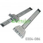 Corredera para gaveta superior Cerrajes  L=400mm Zincada