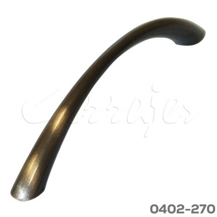 Jaladera Zamak cc 128 mm L=144 mm 4002 Z34 Verde antiguo Tornillo M4x25mm