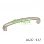 Jaladera Zamak cc 128 mm L=148 mm 4120 Z23 Niquel mate Tornillo #8 - 32X1"
