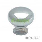 Botón Latón Ø=32 mm 4018 L07 Cromado Tornillo #8-32X1"