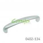 Jaladera Zamak cc 128 mm L=148 mm 4120 Z09 Cromo mate Tornillo #8 - 32X1"