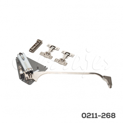 Sistema de levantamiento Salice "Evolift Folding" H=720mm fuerte (LF 6120-10650) c/accesorios HF