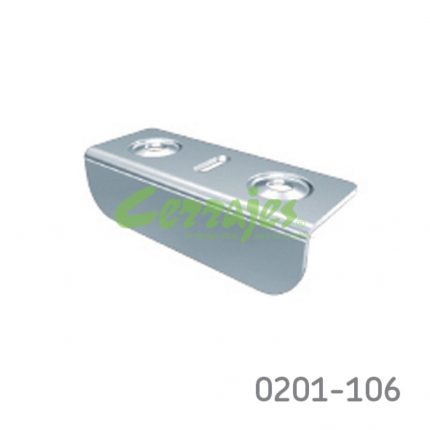 Contra L para cerradura CL acero