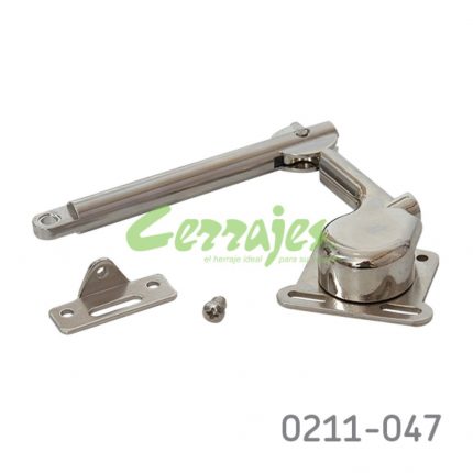 Brazo gabinete con puerta de madera hacia arriba derecho Ceam "600" niquelado regulable