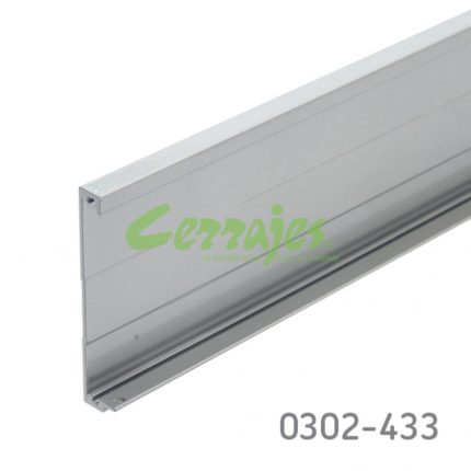 Panel frontal Stetik para cajon interno gris plata 1100 mm